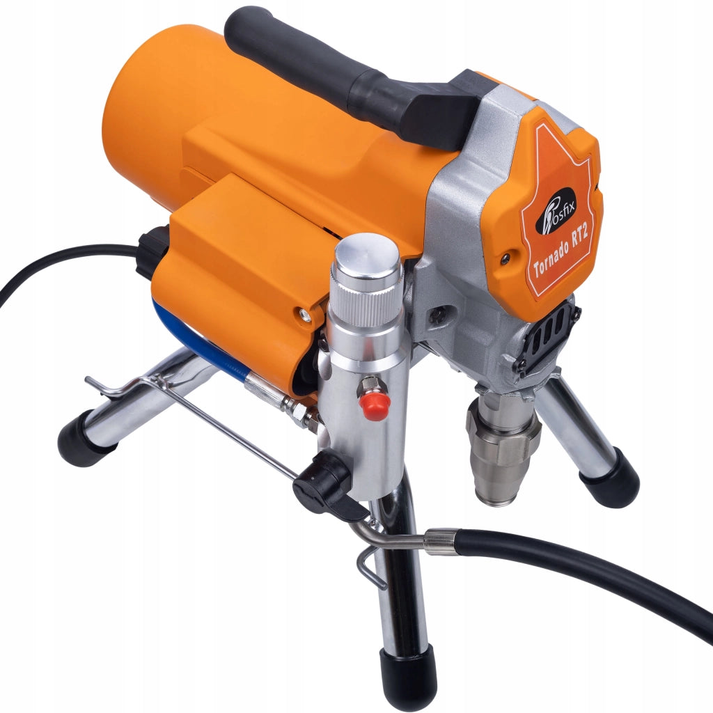 Agitatore per Verniciatura Rosfix Tornado RT2 – 1800W, 22MPA, 2,2L/min | Set di Accessori Inclusi