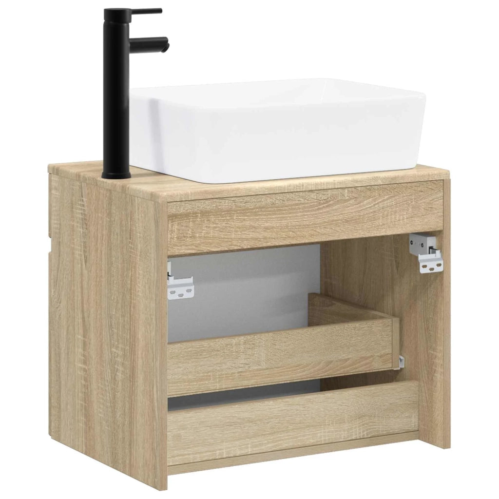 Set di mobili per il bagno Rovere Sonoma Legno ingegnerizzato 3404302