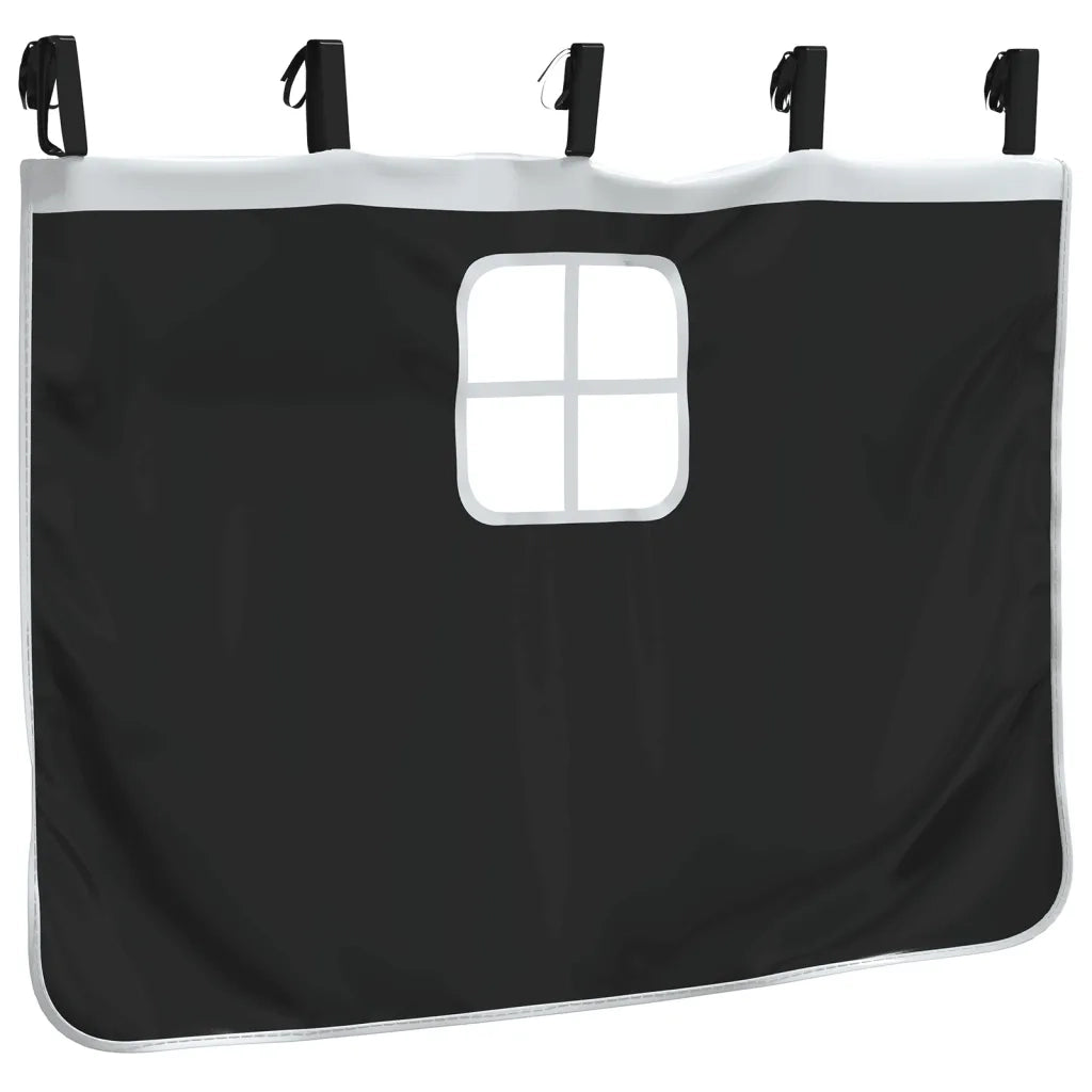 Tende per Letto a Soppalco con Torre Bianco e Nero Poliestere CFW4877818