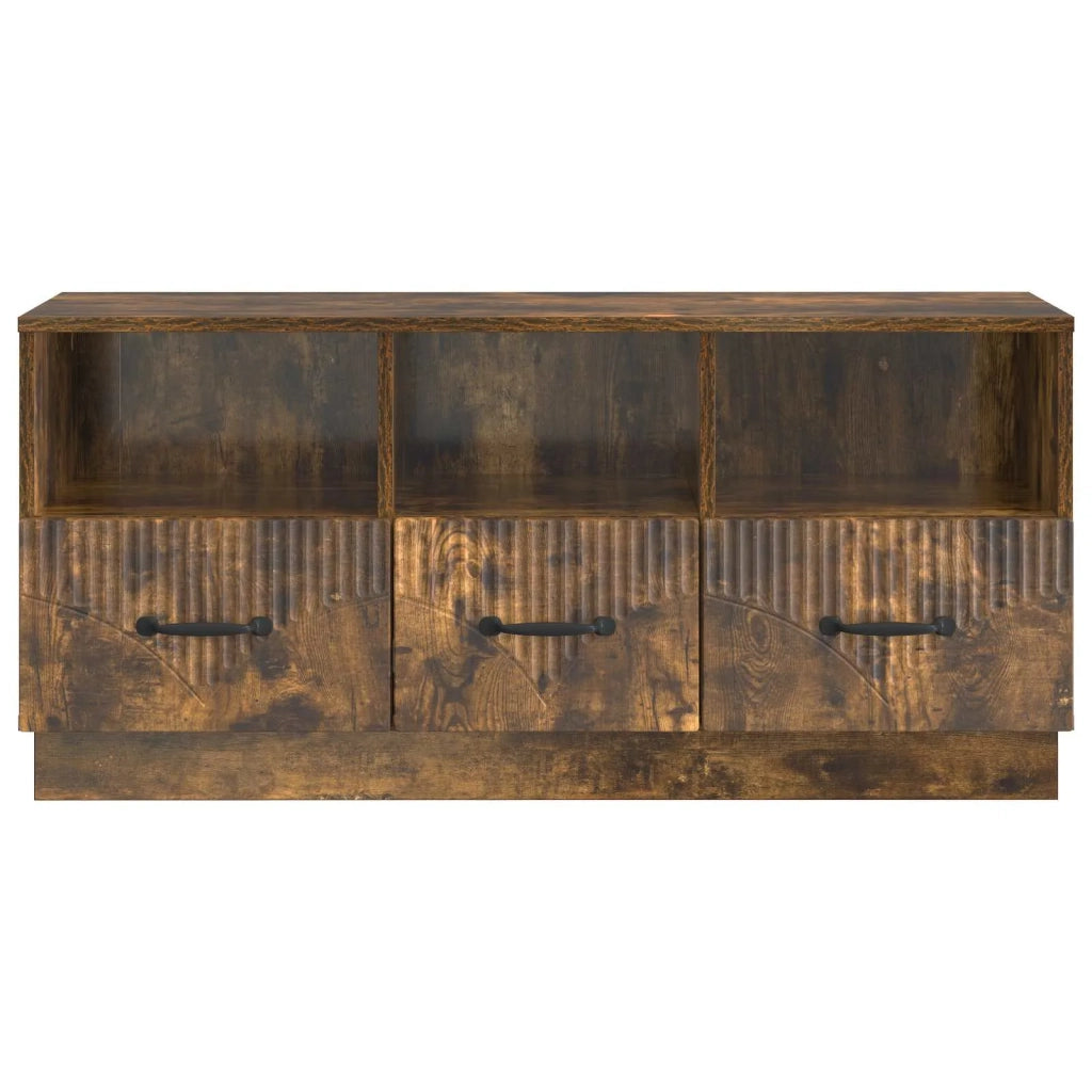 Mobile TV | Armadietto TV | Mobile Porta TV Rovere Fumo 102 x 34,5 x 47 cm Legno ingegnerizzato