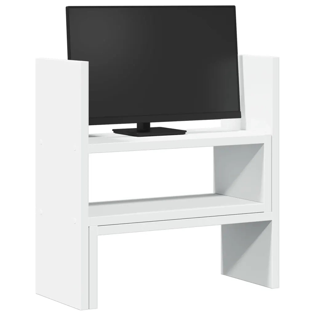 Organizer Scrivania Regolabile Bianco 40x17x41 cm in Truciolato CFW9172857