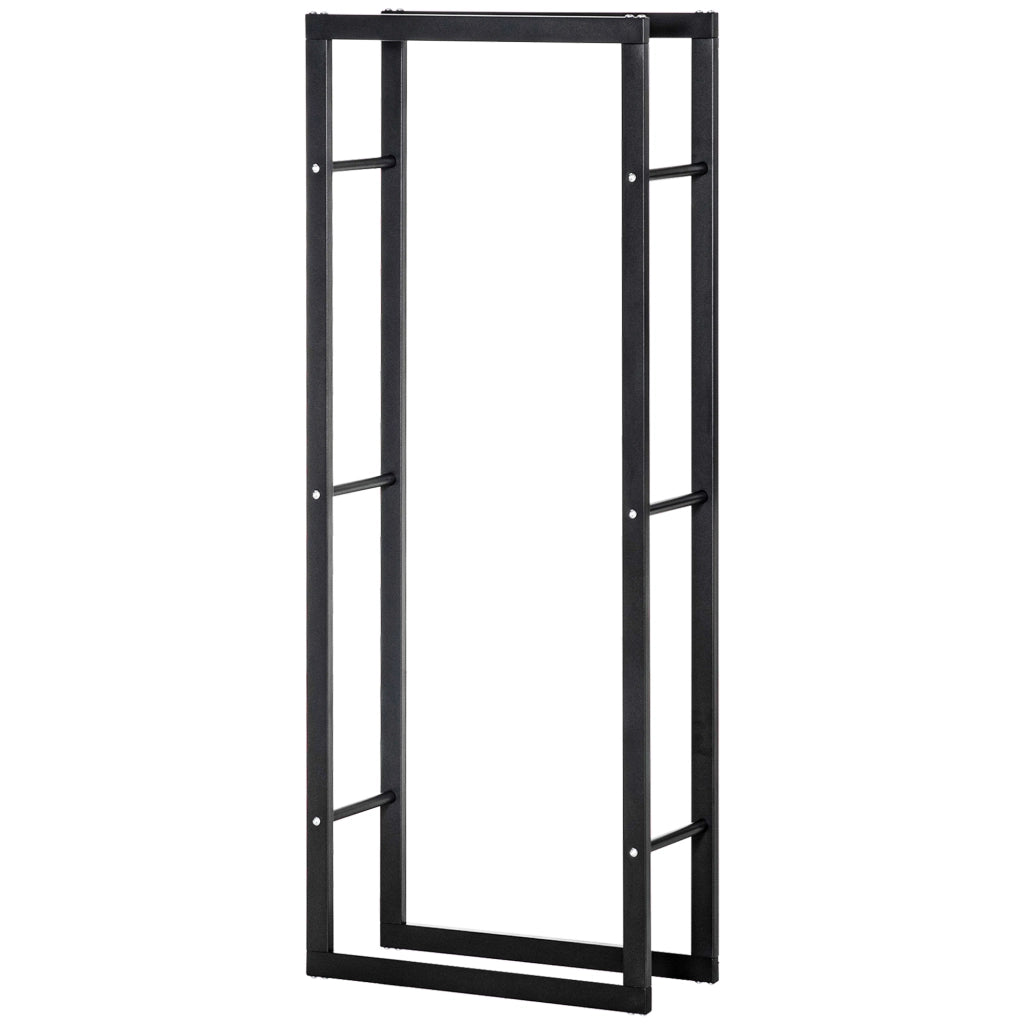 Etagere per legna da ardere ¨C zephmum ¨C metallo nero 60x25x150 cm