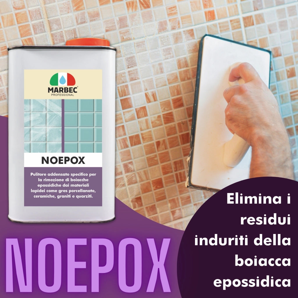 Come rimuovere boiacche epossidiche NOEPOX   1LTx6Pz