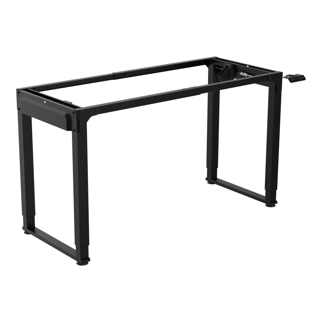 Gamba elettrica per tavolo con altezza regolabile in acciaio legato altezza 70-115 cm nera 03_0010263