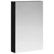 Mobiletto per specchio da Bagno | Armadio da bagno Rovere Nero 40 x 10,5 x 60,5 cm