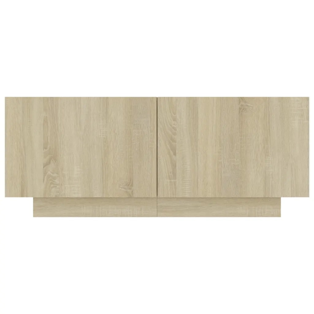Comodino-Tavolino da notte Rovere Sonoma 100x35x40 cm in Legno Multistrato