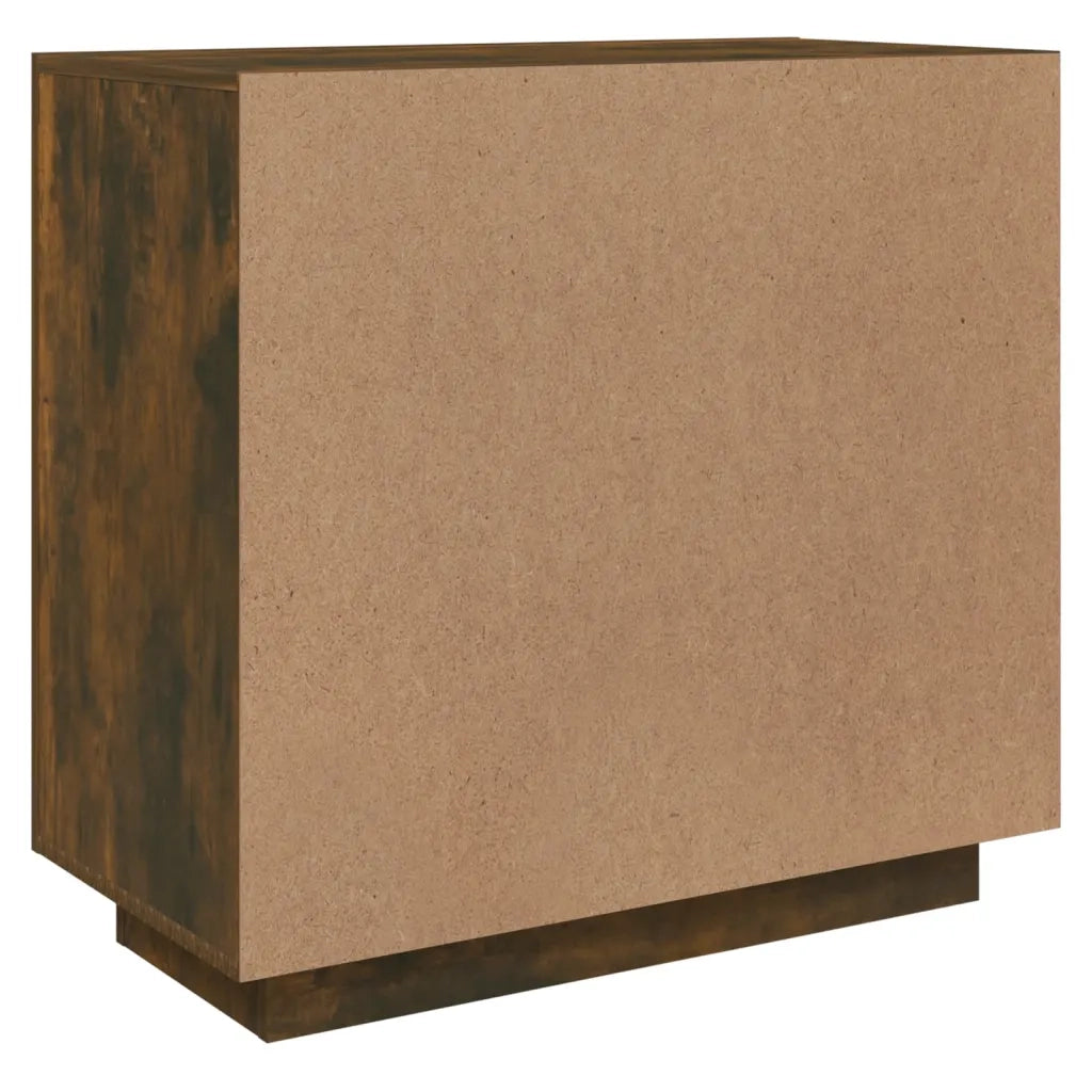 Credenza Rovere Anticato 80x40x75 cm in Legno Multistrato 817234