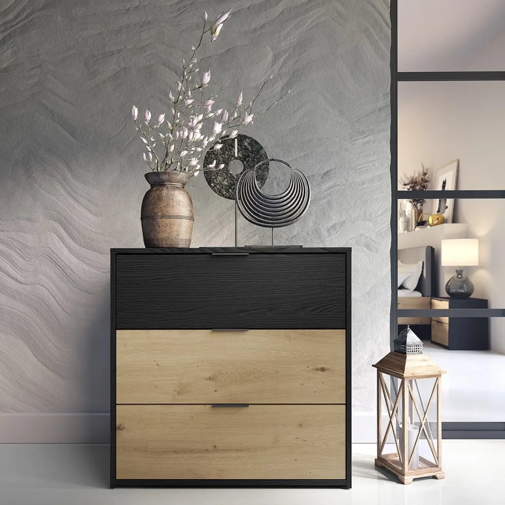 Comò MELODY - Design Moderno con 3 Cassetti