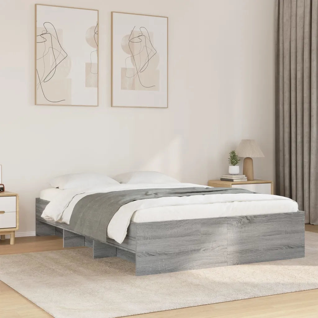 Giroletto Grigio Sonoma 140x200 cm in Legno Multistrato