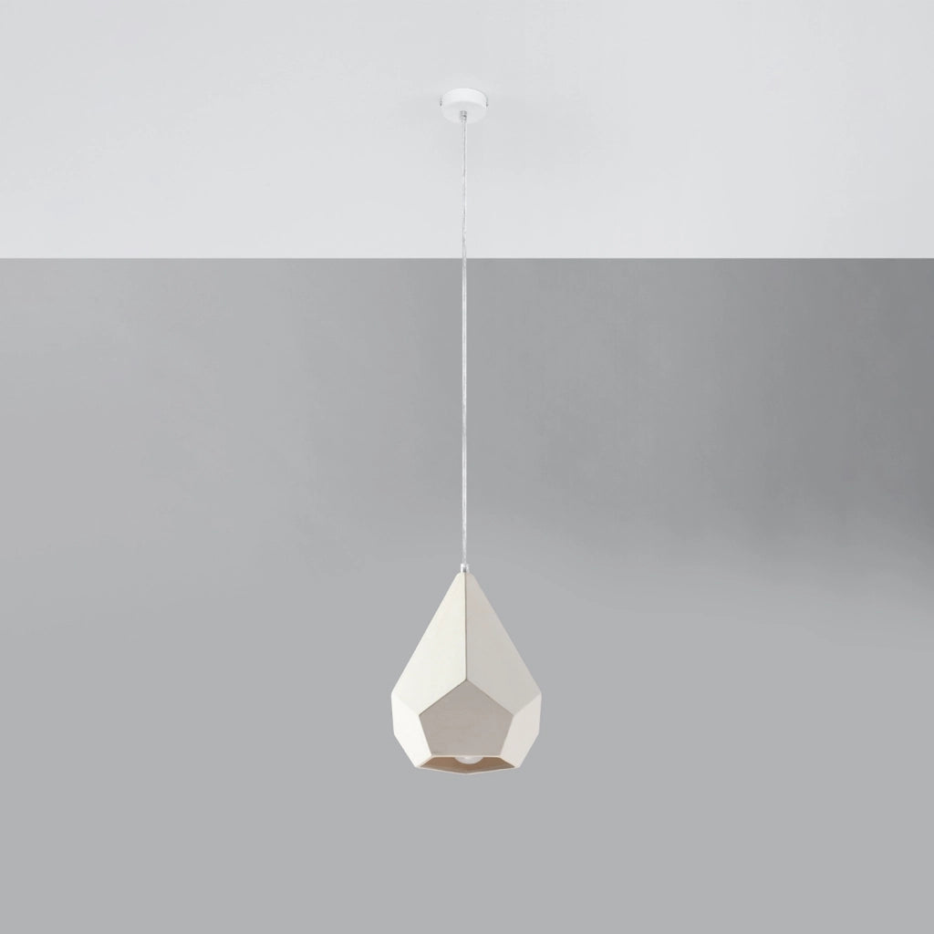 Lampada a sospensione Zenodo ceramica bianca Pure Lume