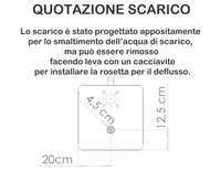 Mobile Lavatoio da Esterno in Polipropilene e Alluminio 60x45x83 cm Bianco