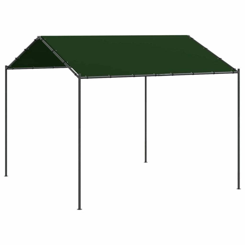 Gazebo 4 x 4 x 2,6 m Tortora Poliestere e Acciaio 42030530