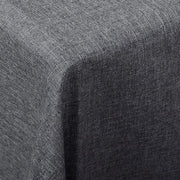 Tappeto da tavolo - Impermeabile - Per soggiorno, tavolo da pranzo - 100% Poliestere - Lavabile - 130x220 cm - Grigio