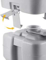 Toilet da Campeggio Inclinabile 30L - Toilet da Campeggio Portatile - Incluso Coperchio