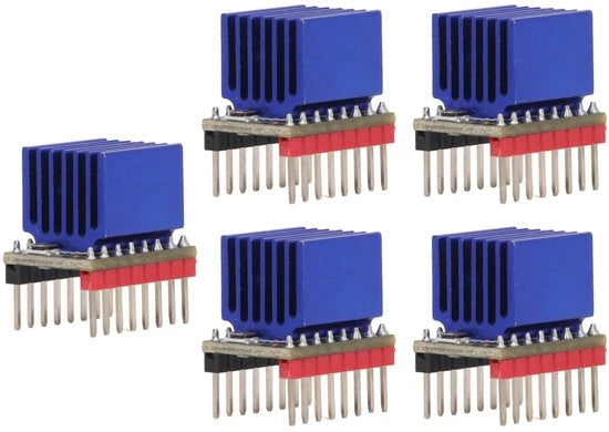 Modulo di controllo motori passo a passo ultrastile - TMC2209 V2.0 - Nema17 - Controllore motori passo a passo - Funzioni senza sensori - Rapida dissipazione del calore - Controllore motori passo a passo
