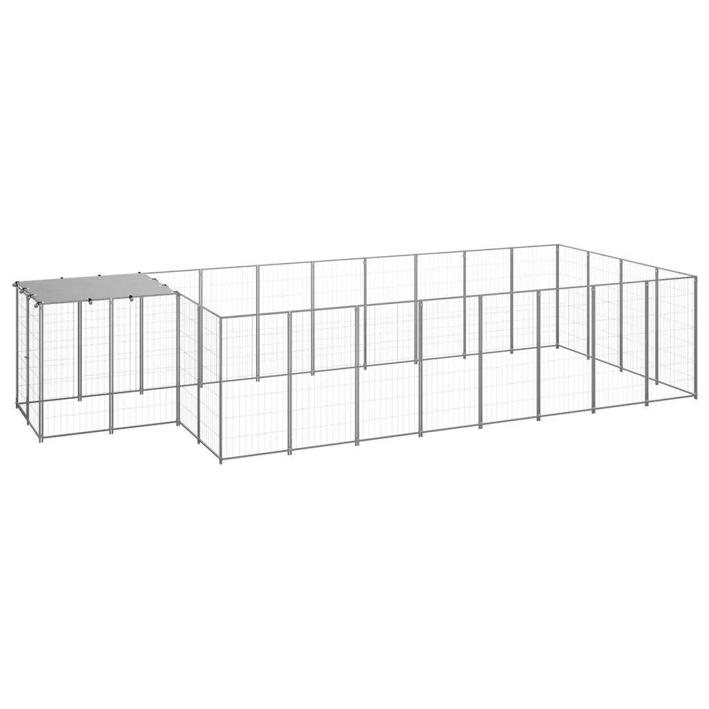 Gabbia per Cani Argento 10,89 mÂ² in Acciaio   cod mxl 48609