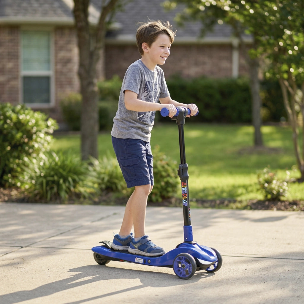 Trottinette Elettrica per Bambini ¨C zephmum ¨C Blu 64x29x83 cm