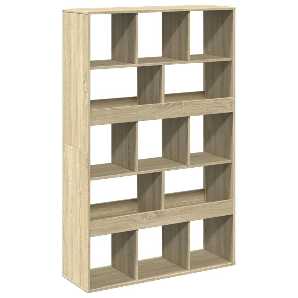 Libreria-Scaffale per Libri-Mobile di Stoccaggio Rovere Sonoma 100x33x156,5 cm in Truciolato 624238
