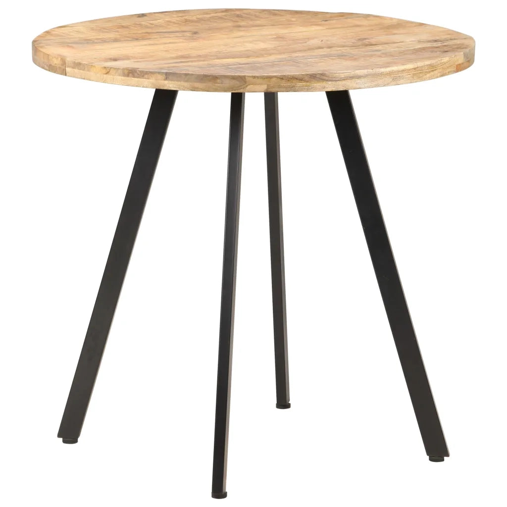 Tavolo da Pranzo 80 cm in Legno di Mango Grezzo  cod mxl 6110