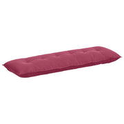 Cuscino per Schiena | Cuscino dorsale Rosso Vino 160 x 50 cm Tessuto in Cords