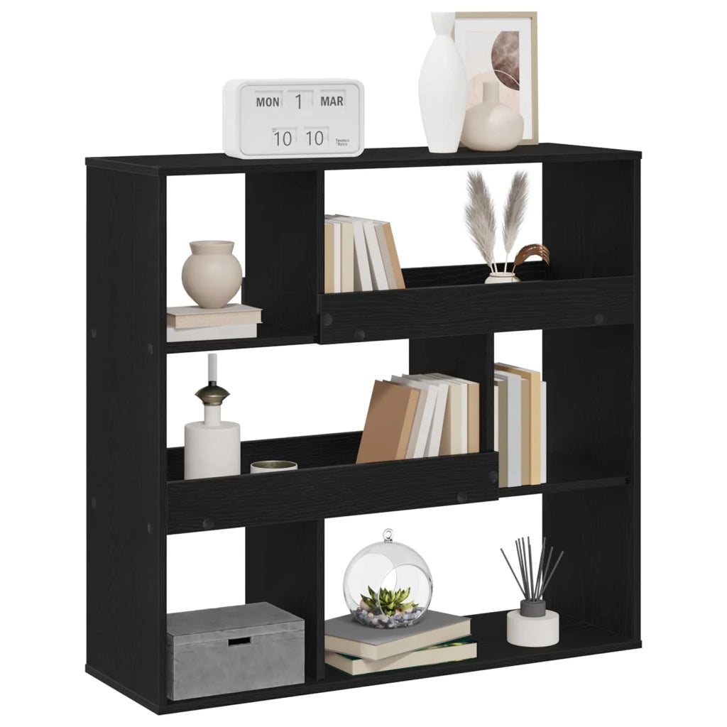 Scaffale per Libri Rovere Nero 100 x 33 x 94,5 cm 3423357