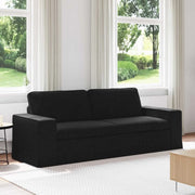 Divano Nero 222 x 80 x 82 cm Tessuto 42024399