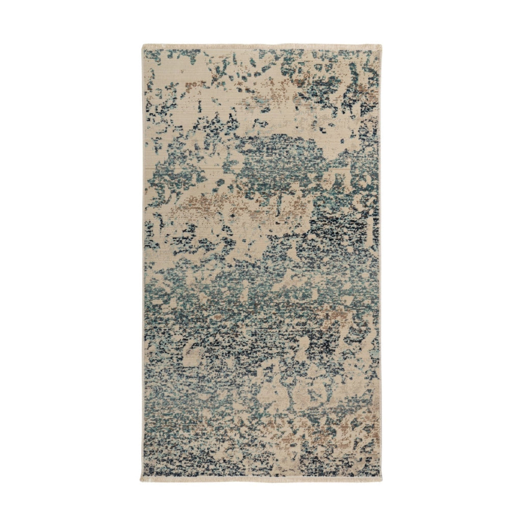 Tappeto Charu 300 Blu in stile vintage