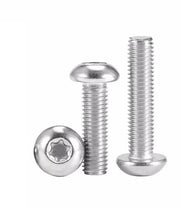 Viti a Torx/lenskopschroef M2 x 8 mm - 100 pezzi - Base a punta - Elevato momento di torsione - Viti