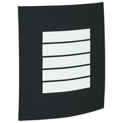 Lampada da Parete Esterna Nero 23.5 x 9 x 26 cm CFW6156199