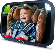 Specchio per auto da bambino regolabile - Specchio retrovisore per auto - Specchio per auto da bambino per sedile posteriore - Specchio per auto