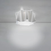 Plafoniera Moderna Folio Polilux ® Bianco 1 Luce E27 D60Cm