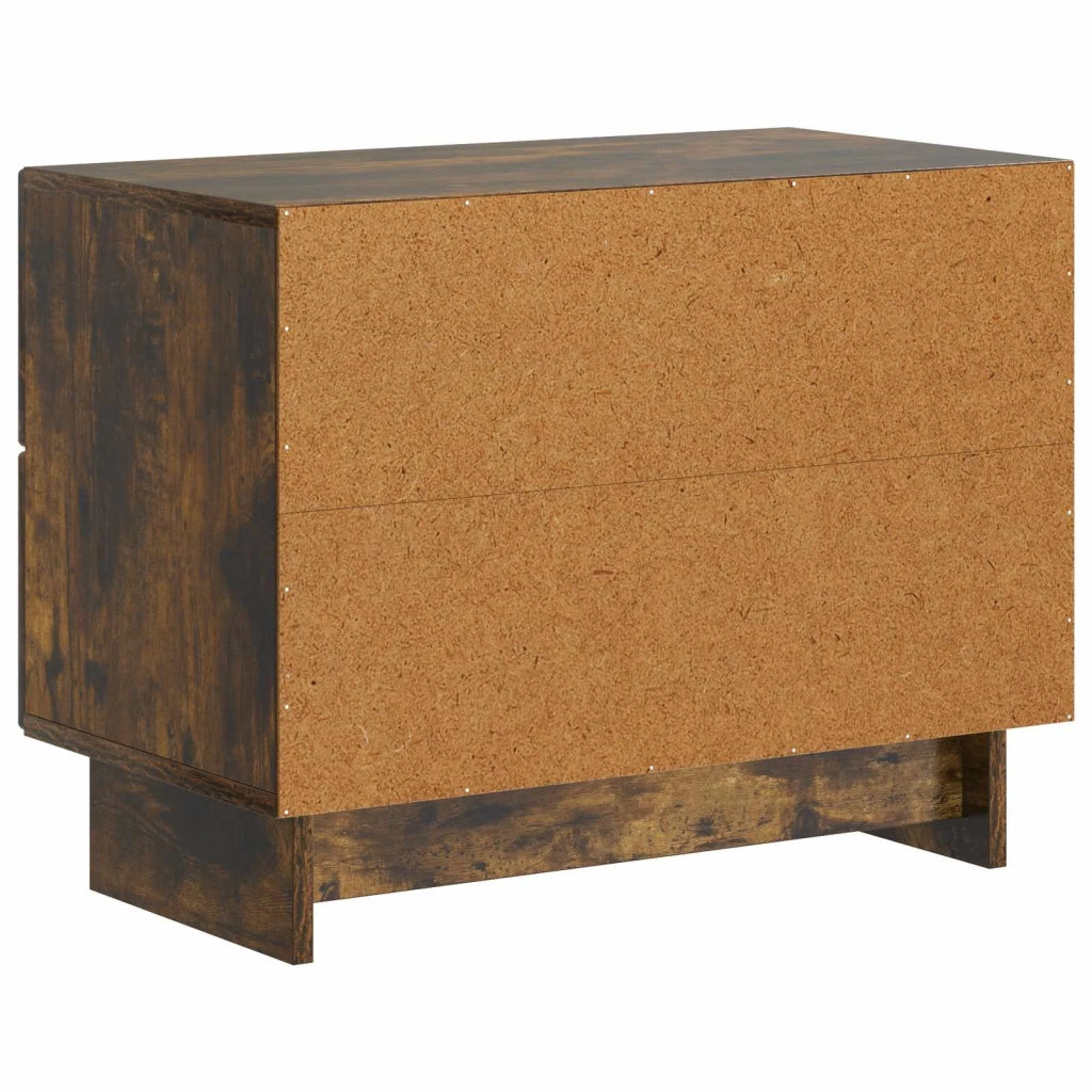 Armadio da Notte Rovere Fumo 62 x 34,5 x 47,5 cm 893860