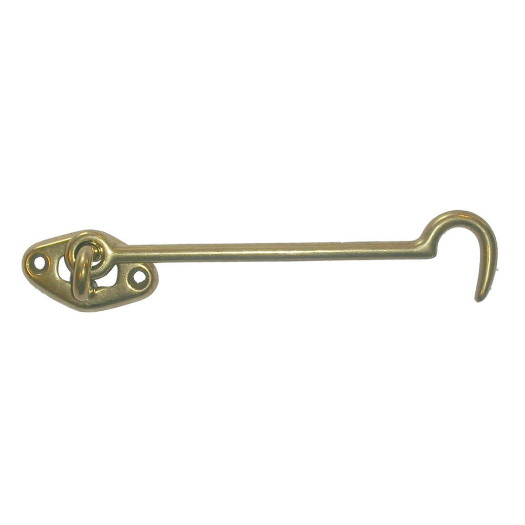 Gancio per finestra 60 mm. - ottonato - 2 pz.
