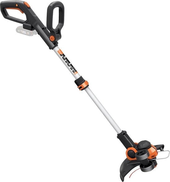 Taglierino batterico 20V con funzione di taglio angolare - 2-in-1 - inclusa protezione a distanza bobina - senza batteria e caricatore