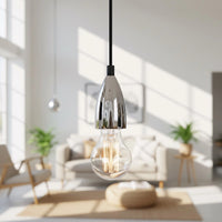 Lampada Da Soffitto Pensile Montatura Chrome APP358-1CP