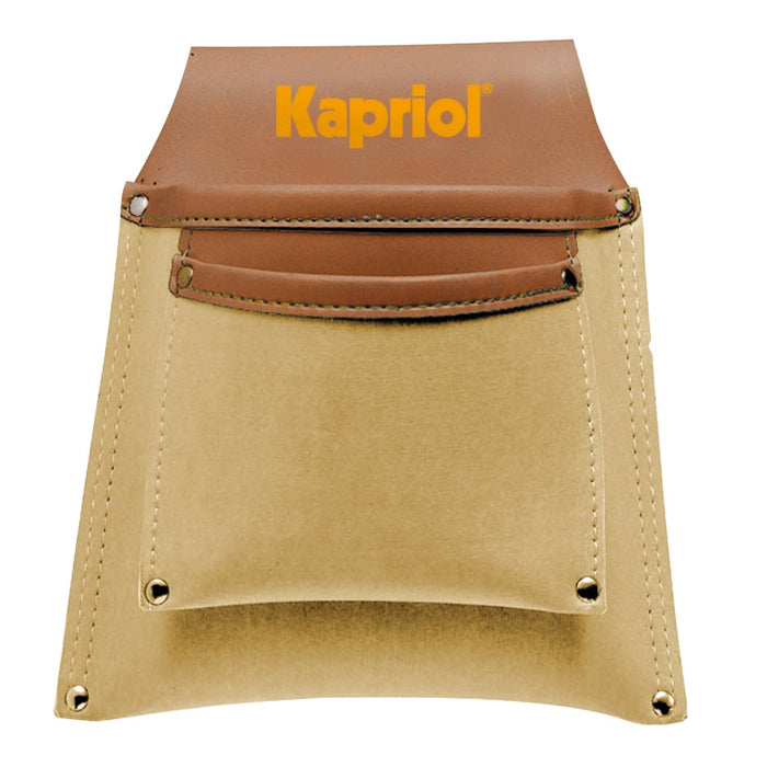 BORSA CUOIO GRIGIO 2 TASCHE