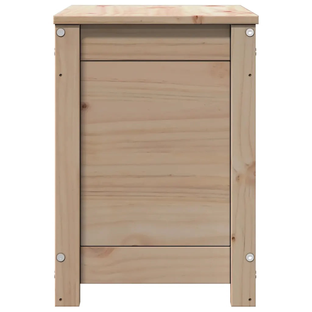 Contenitore Portaoggetti 60x32x45,5 cm Legno Massello Pino cod mxl 78189