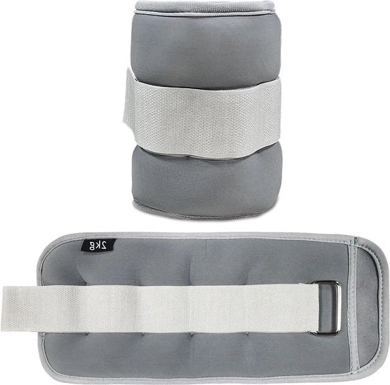 Maniglie da allenamento per polso e caviglia - Set di allenamento per movimento, corsa, jogging, palestra - 0.45 kg