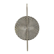 Lampada a Parete VKH66, Argento, Metallo, 28x15x54 cm