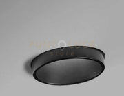 THESSALY faretto per Incasso 1 Luce Bordo Nero attacco faretto GU10 d.10cm