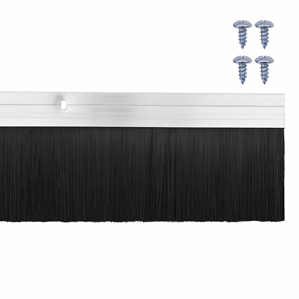 Spazzole per porte a vite 12 pz Argento 100 cm CFW7675772