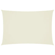 Parasole a vela | Telo Ombra | Vela da ombra Oxford Rettangolare 3x5 m Crema