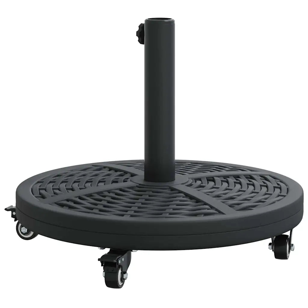 Base per ombrellone-Supporto per ombrellone Art d¨¦co Nero ? 45 x 39,5 cm Ferro 387507