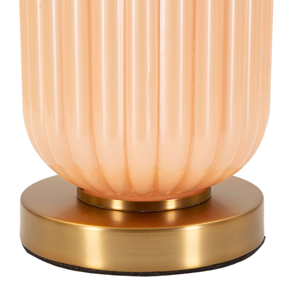 Fapa, Lampada da Tavolo Necessaria 1 Lampadina, Rosa Perlato