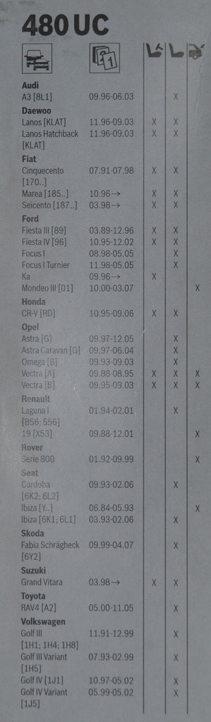 TERGICRISTALLO BOSCH CM.48PZ1