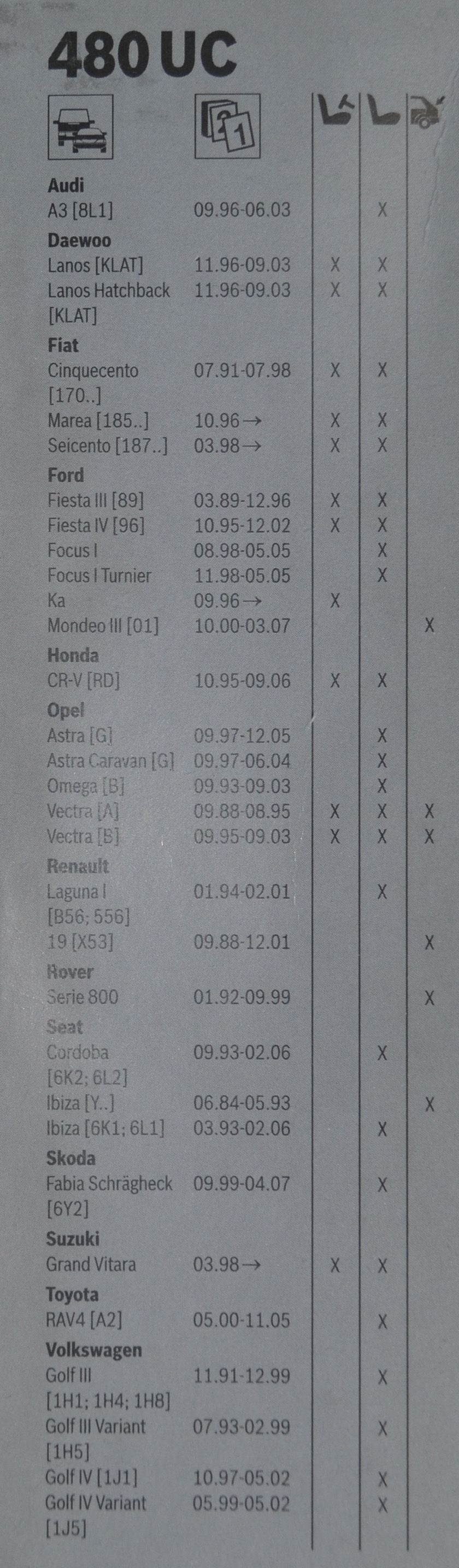TERGICRISTALLO BOSCH CM.48PZ1