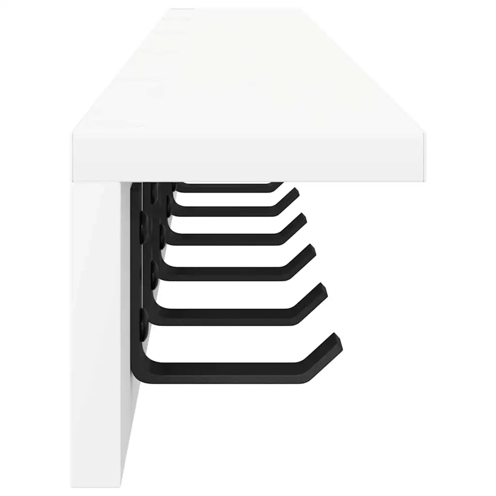 Appendiabiti a muro Bianco 100 x 10,5 x 10,5 cm CFW4734125