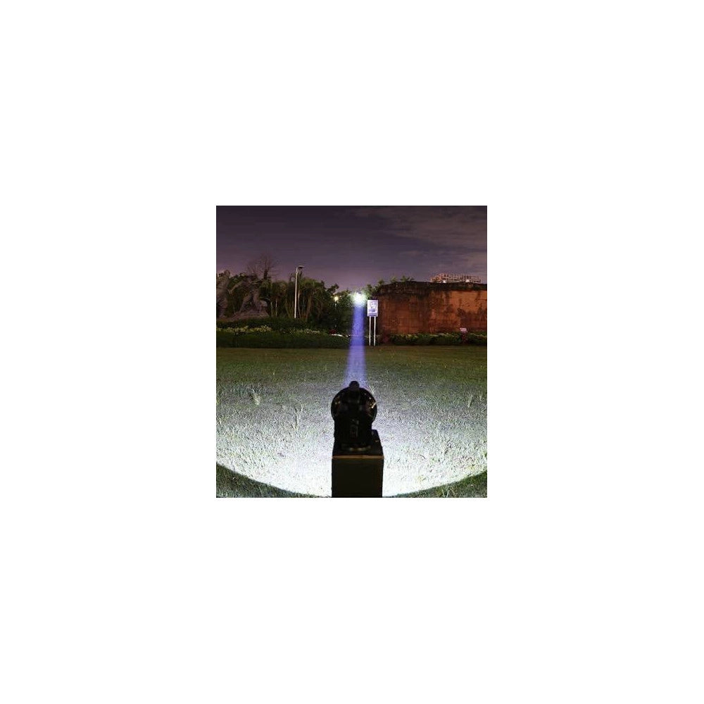 Trade Shop - Torcia Lampada Faro Portatile Led 5w Batteria Luce Emergenza Doppia Impugnatura -