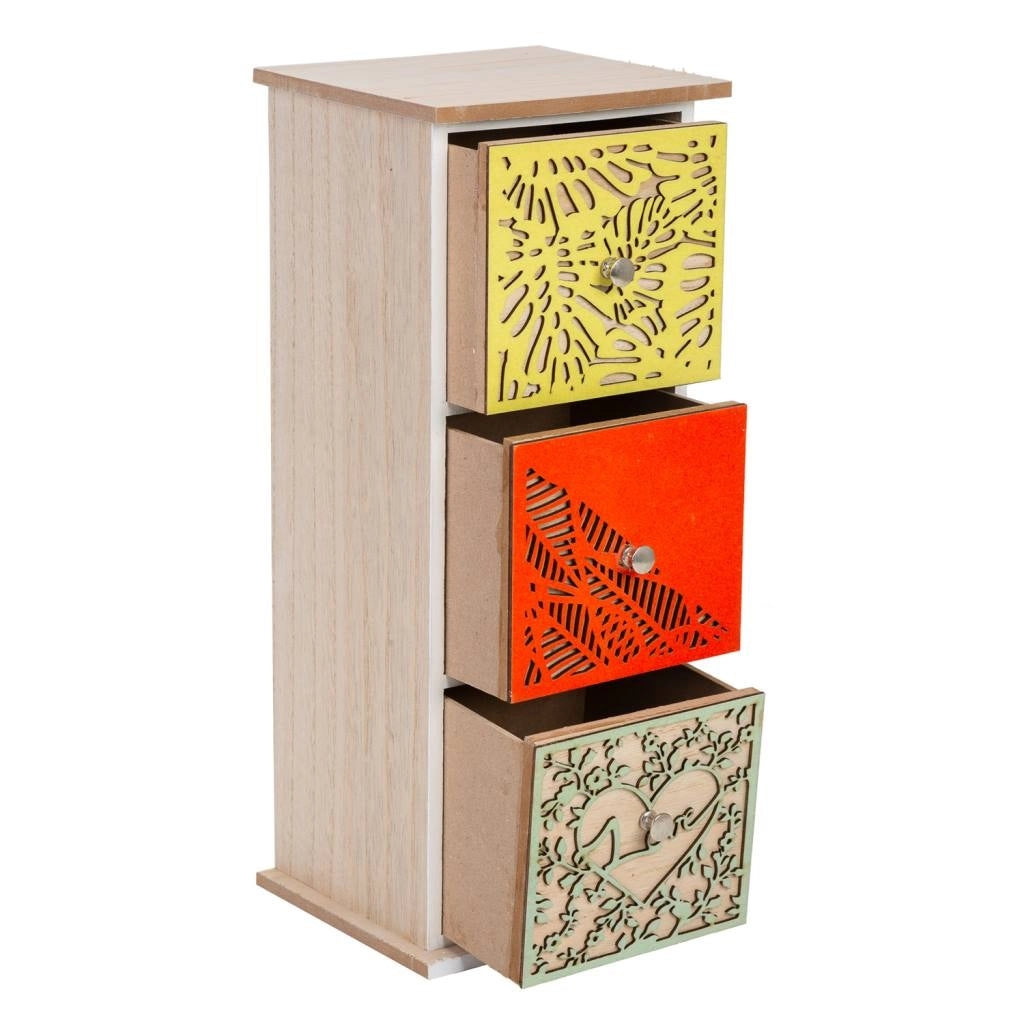 piccola scatola organizer marrone 14,5x13x35,5h
