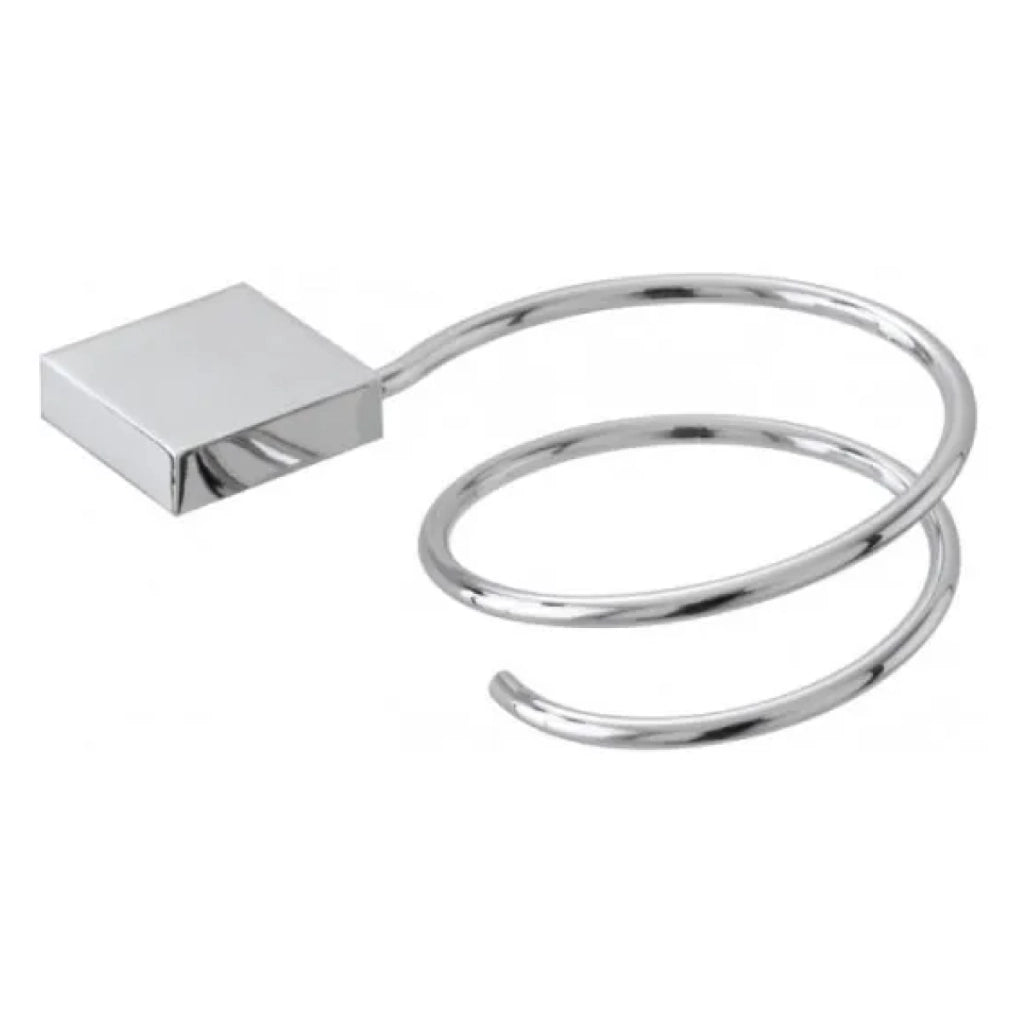 PORTASCIUGACAPELLI IN ACCIAIO CROMATO MODELLO FUTURA DIM. CM (LXP):15X9 CROMO   BRAND SRL